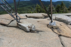 Partial stairs and base of tower