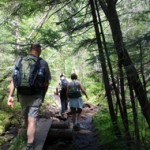 Hiking Up Hurricane Mountain